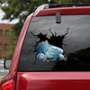 Iguana Crack Car Decal Custom A Cute Custom Window Decals Best Gifts For Mom - Wildlife & Nature die-cut waterproof vinyl sticker decal