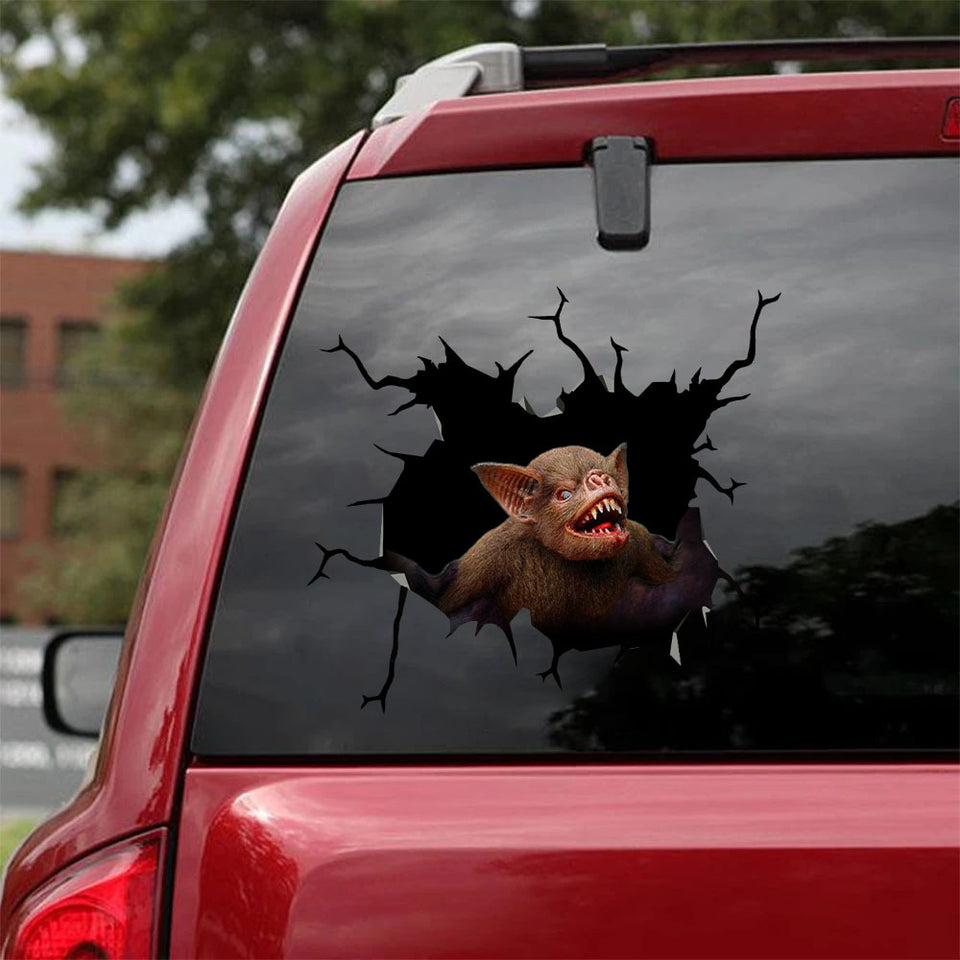 [ha0190-snf-ptd]-bat-car-sticker-bats-lover