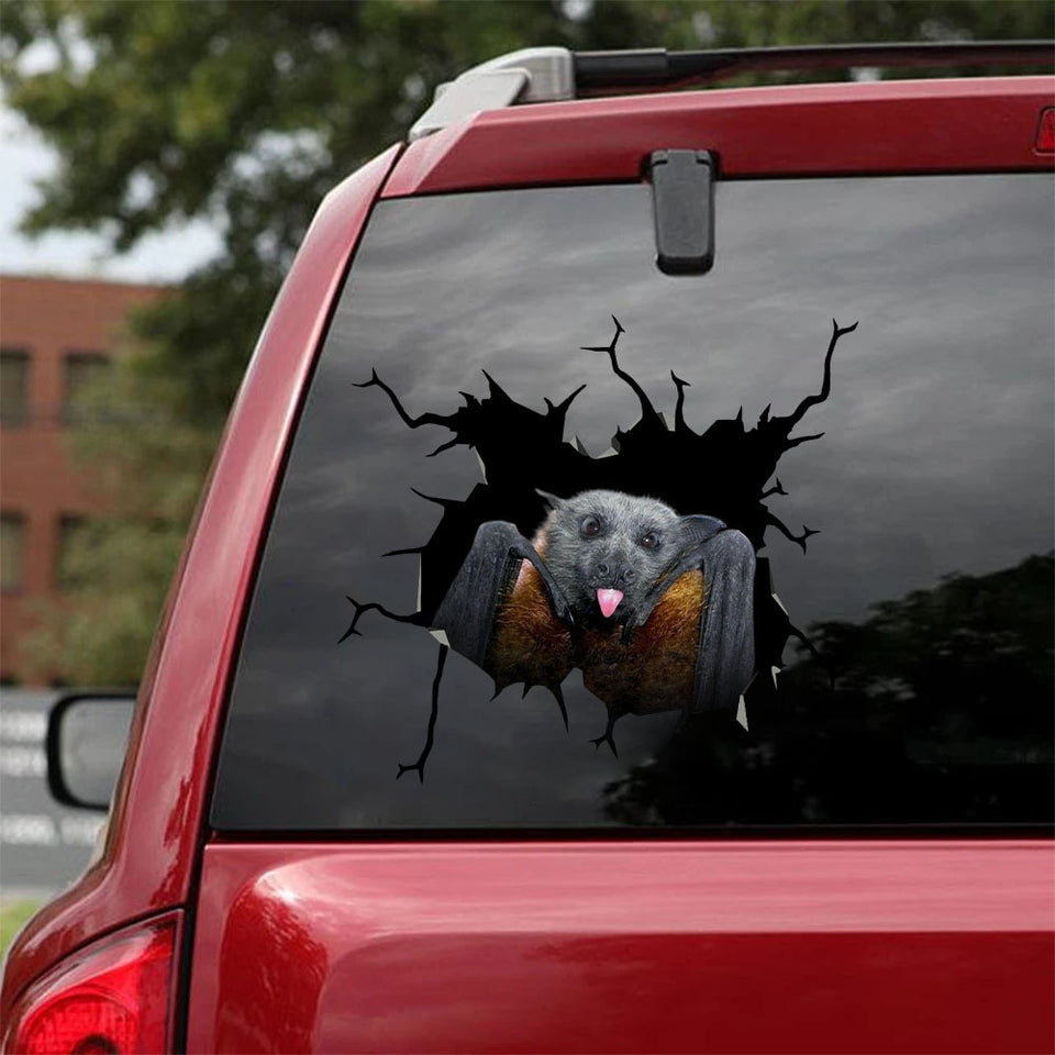 [ha0192-snf-ptd]-bat-car-sticker-bats-lover