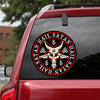 Hail Satan Crack Decal For Wall Funny Memes Stickers Gifts For Dogs - General die-cut waterproof vinyl sticker decal
