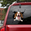 [ha0331-snf-lad]-brittany-crack-car-sticker-dogs-lover