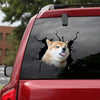 [ha0348-snf-lad]-shiba-inu-crack-car-sticker-dogs-lover