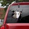 Borzoi Crack Decal Items You Cute Computer Stickers Christmas Gifts For Girlfriend - Dog Lovers die-cut waterproof vinyl sticker decal