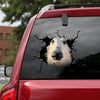 Borzoi Crack Door Decal Hot Window Decals For Business Birthday Present Ideas - Dog Lovers die-cut waterproof vinyl sticker decal