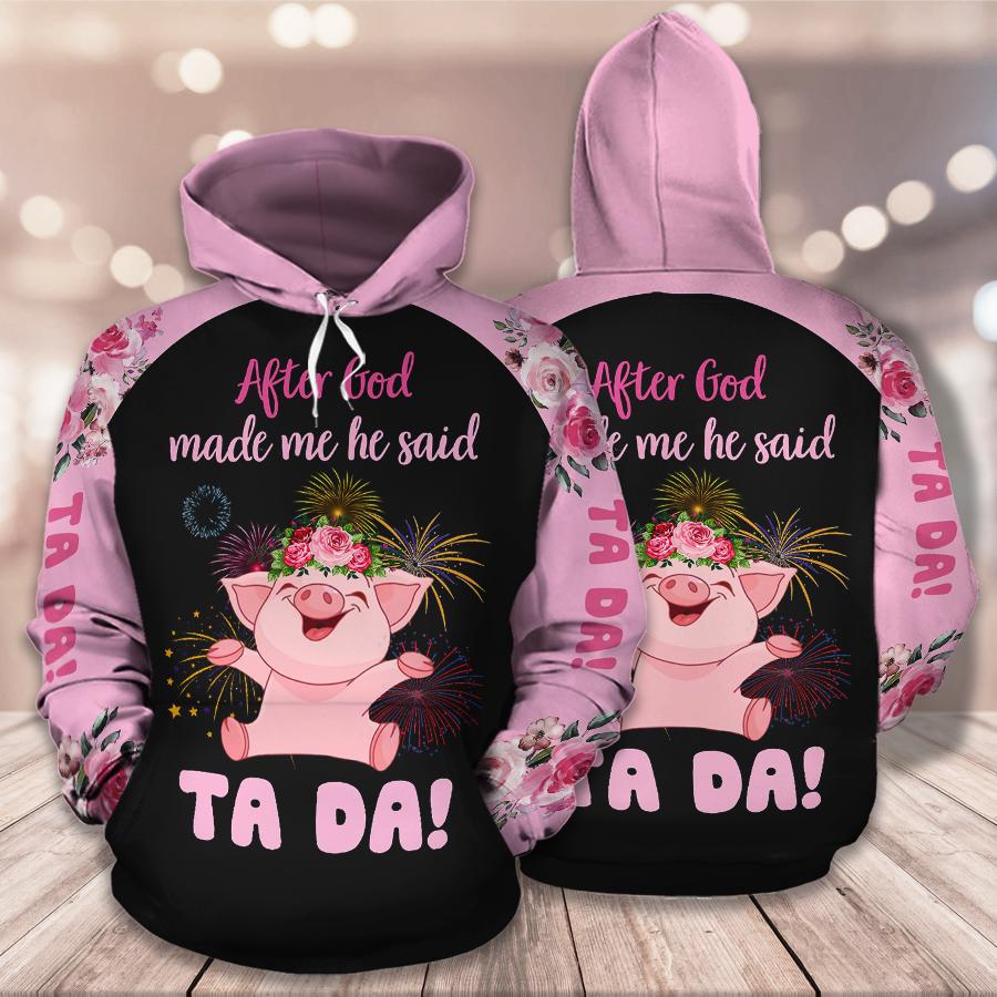 Pig Flower Combo Hoodie & Legging