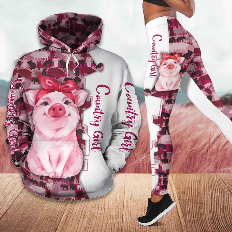 Country Girl Pig Hoodie & Legging
