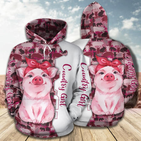 Country Girl Pig Hoodie & Legging
