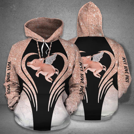 Just Love Pigs Combo Hoodie & Legging