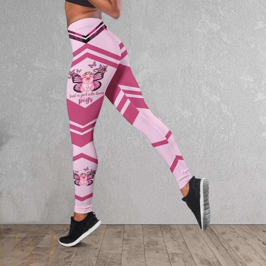 A Girl Loves Pigs Hoodie & Legging