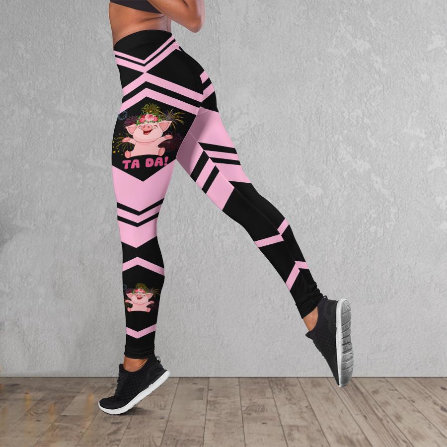 Pig Flower Combo Hoodie & Legging