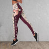 Flower Leather Pig Combo Hoodie & Legging