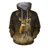3D All Over Printed White-tailed deer Clothes