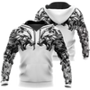 Tattoo Wolf Hoodie T Shirt For Men and Women HAC300502-NM