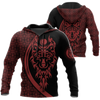 Tattoo Wolf Hoodie T Shirt For Men and Women HAC080606-NM