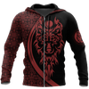 Tattoo Wolf Hoodie T Shirt For Men and Women HAC080606-NM