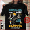 Husband and Wife Camping Partners for Life Halloween 2D K1812