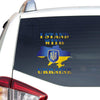 I Stand With Ukraine Logo Essential Car Vinyl Decal Sticker