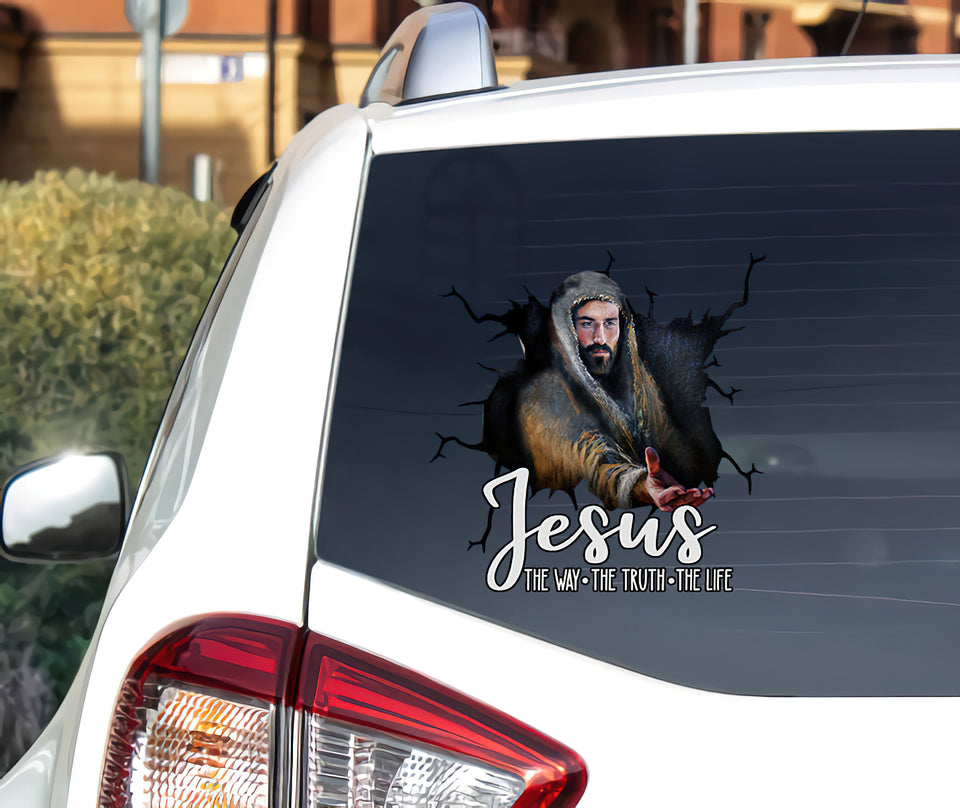 Jesus Car Decals Jesus Sticker Gift for Window Sticker