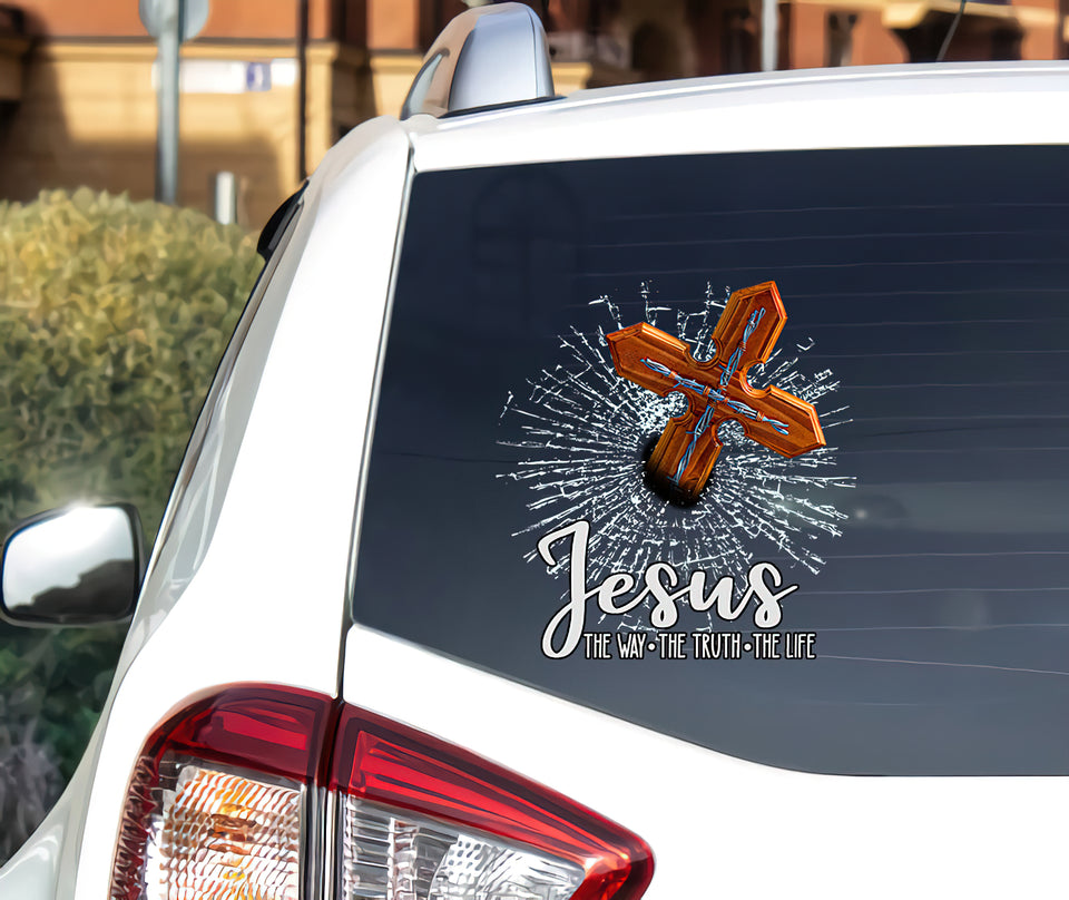 Jesus Car Decals Jesus Sticker Gift for Window Sticker