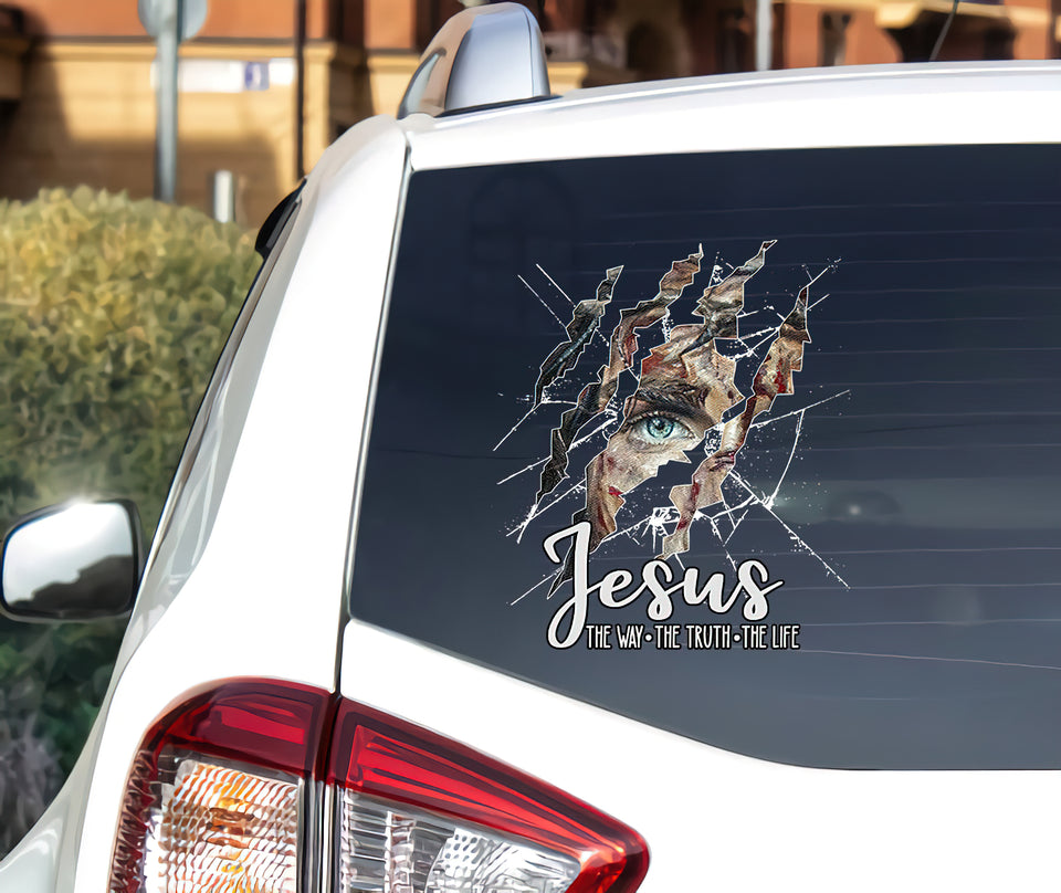 Jesus Car Decals Jesus Sticker Gift for Window Sticker