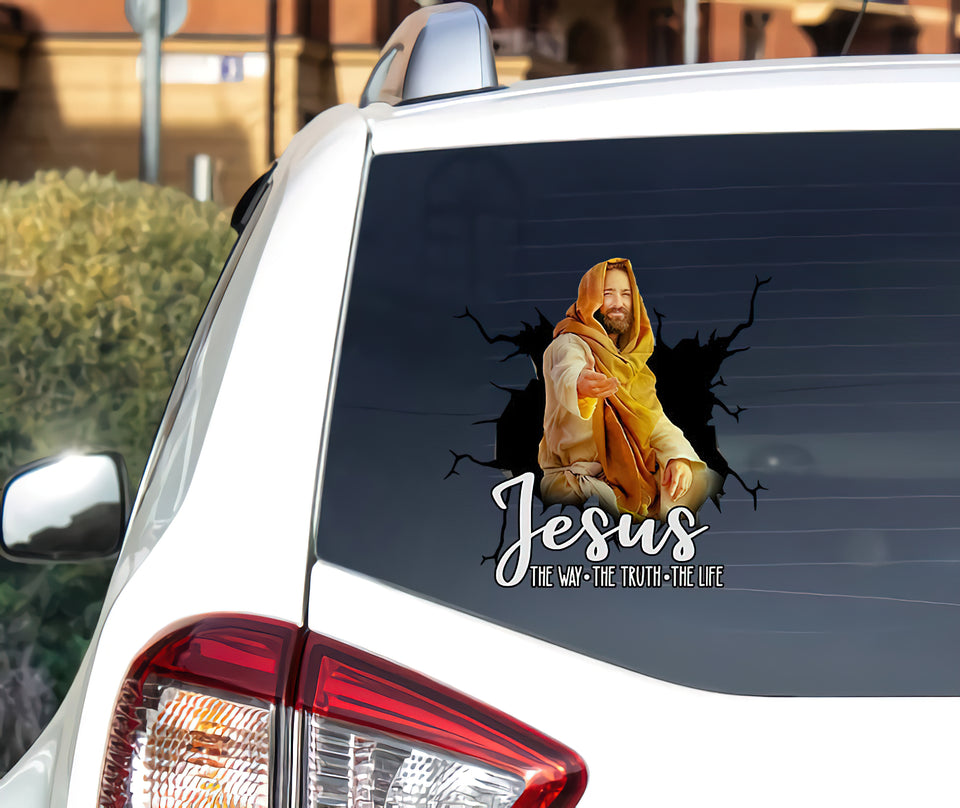 Jesus Car Decals Jesus Sticker Gift for Window Sticker