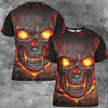 Skull 3D Full Over Print K1322 - Camellia Print