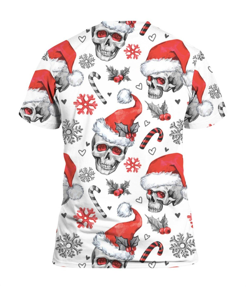 Skull Christmas 3D Full Over Print