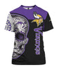 Minnesota Vikings Skull Tee 3D S1129