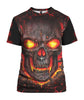 Skull 3D Full Over Print K1322 - Camellia Print