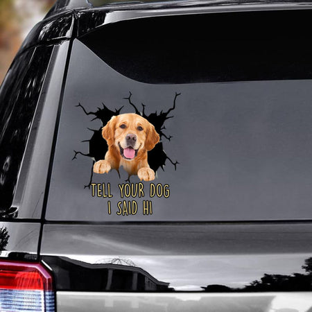 Funny Labrador Car Decals Dogs Sticker Gift for Window Sticker