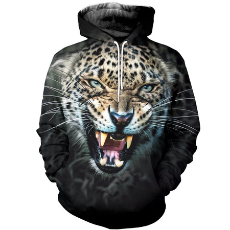 3D Printed Beautiful Leopard Hoodie T-shirt DT0702201901