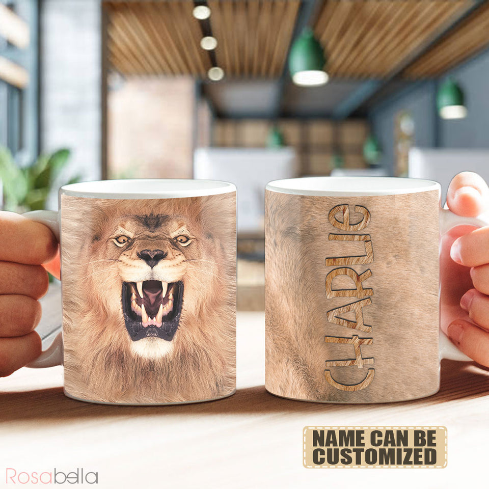 Custom Cups Lion Mugs All Over Print HNM2511004 | 11oz