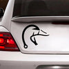 Hook Crack Decor die-cut vinyl sticker for laptops, tumblers, windows, and water bottles