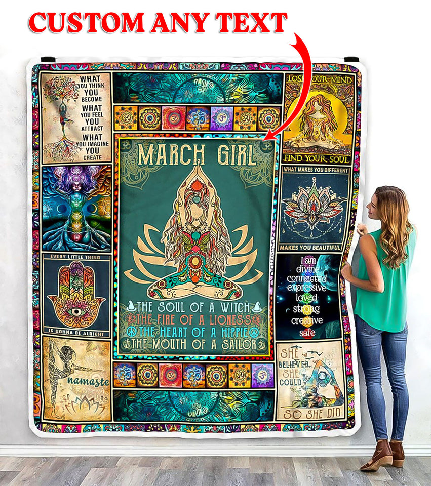 [da0743-ptd]-march-girl-customized-blanket