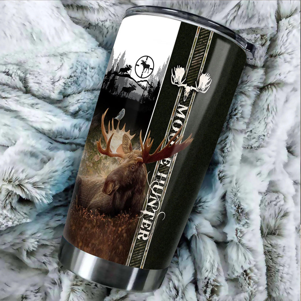 Camo Moose Hunting Tumbler 20 Oz NMT020314