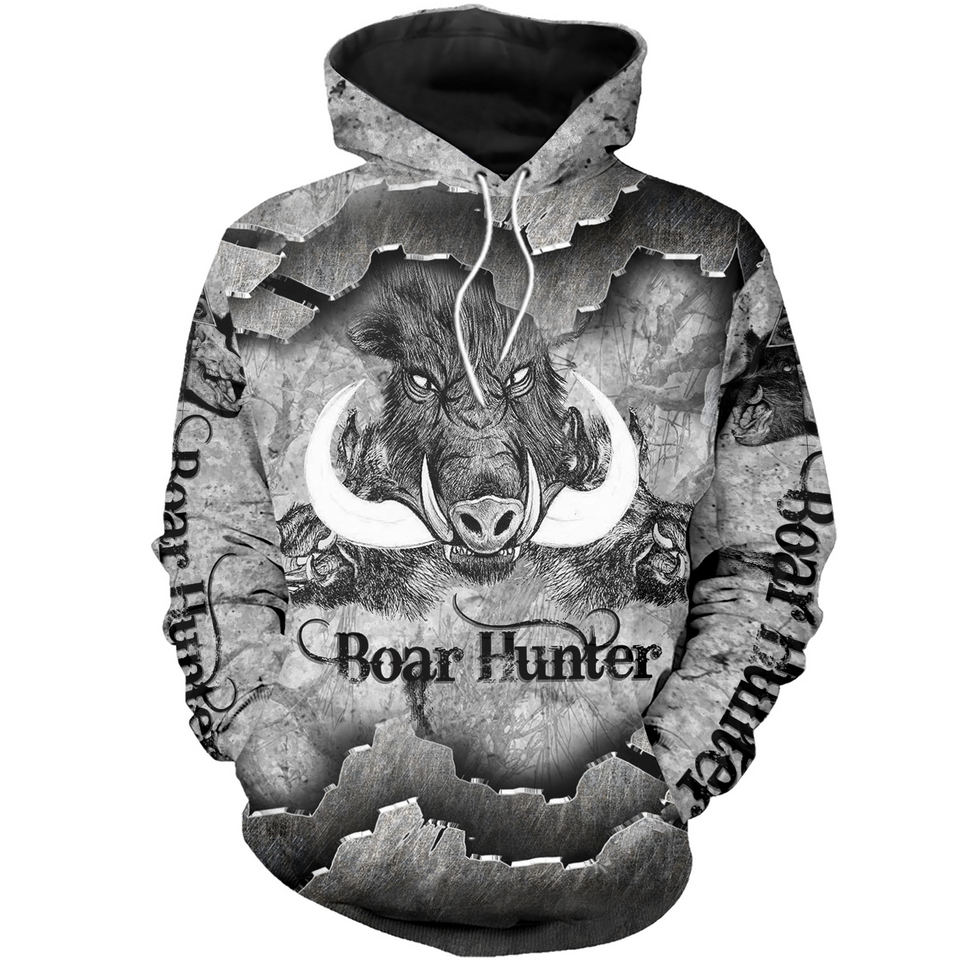 PL432 BOAR HUNTER 3D ALL OVER PRINTED SHIRTS FOR MEN AND WOMEN