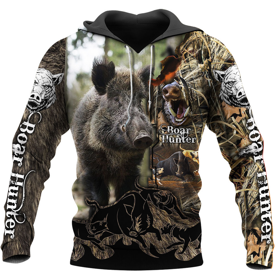 PL436 WILD BOAR 3D ALL OVER PRINTED SHIRTS