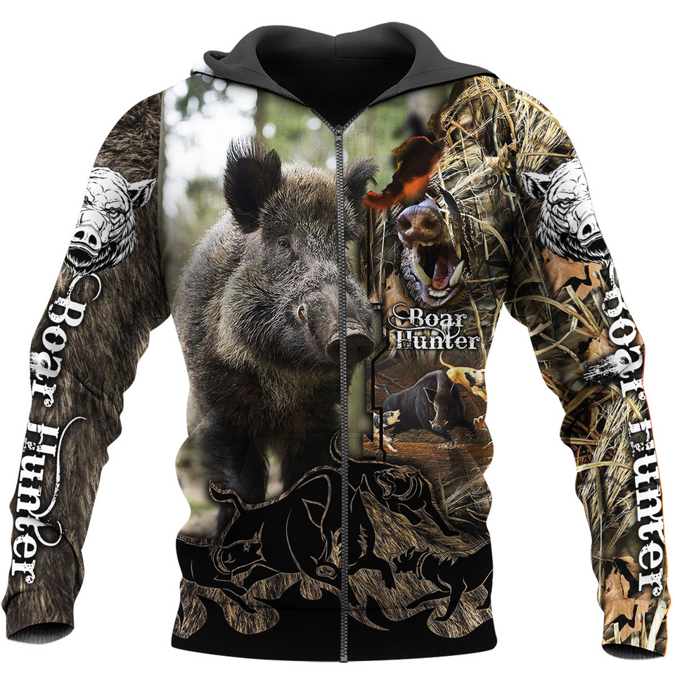 PL436 WILD BOAR 3D ALL OVER PRINTED SHIRTS