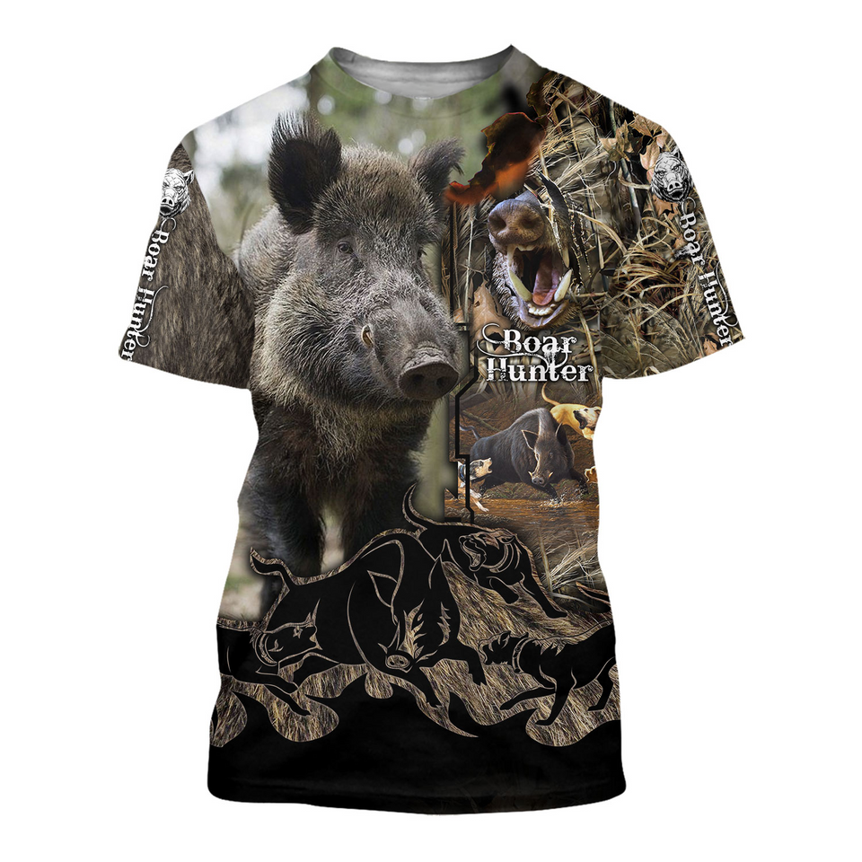 PL436 WILD BOAR 3D ALL OVER PRINTED SHIRTS