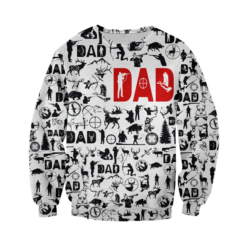 PL445 HUNTER BLACK AND WHITE 3D ALL OVER PRINTED SHIRTS