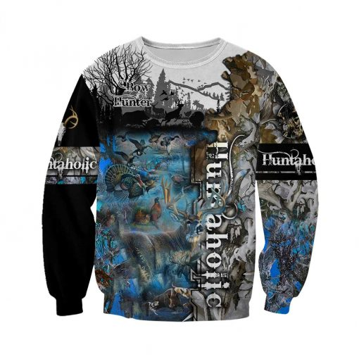 PL456 HUNTAHOLIC CAMO 3D ALL OVER PRINTED SHIRTS FOR MEN AND WOMEN ANNC