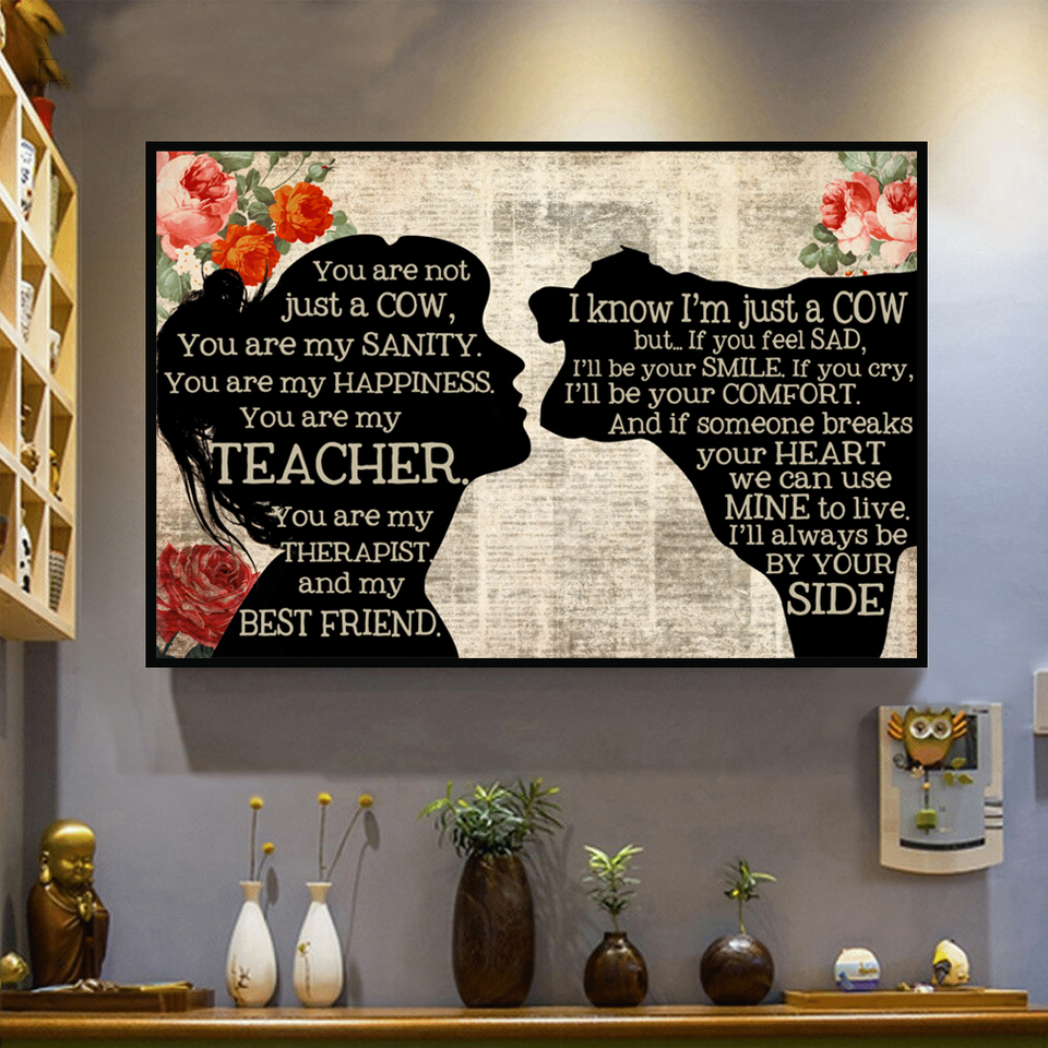 Cow Poster Customize Cattle Lover - Cattle / Farm Poster for everyday home decor and personal use