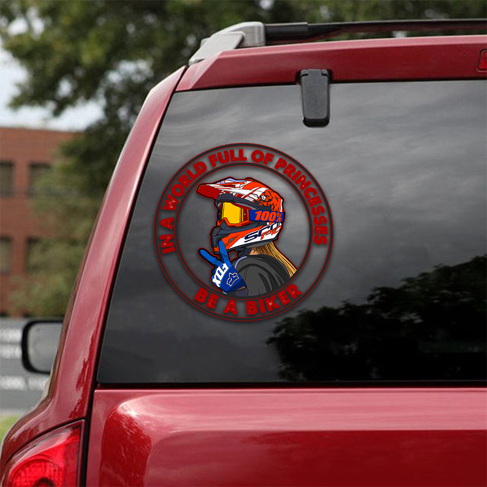 Biker Crack Stickers For Cars Funny Faces Decal Stickers Sister Necklaces - custom sticker applied on car truck window preview