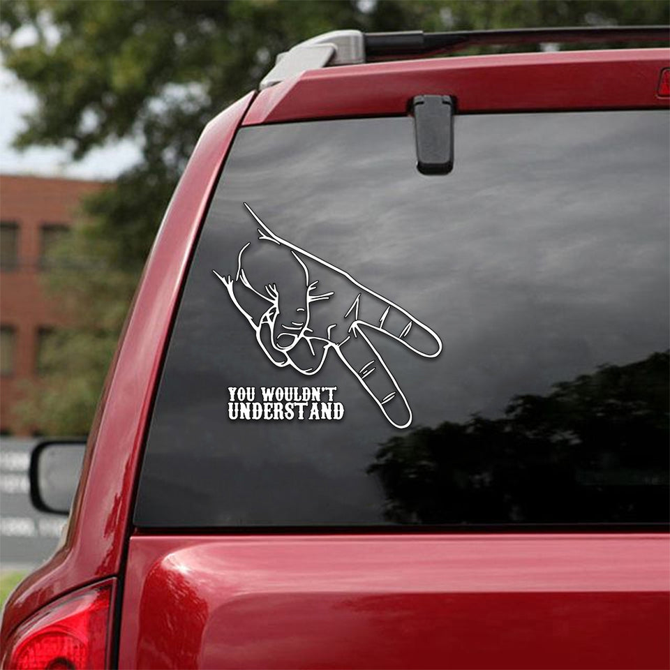 Biker Crack Decals Cuteness Overloaded Custom Decals Birthday Gift Ideas For Him - General die-cut waterproof vinyl sticker decal