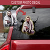 Personalized Your Photo Crack Sticker Jesus Decals Your Cute Jeans Waterproof Labels For Bottles Anniversary Gifts For P - Faith / Religious die-cut waterproof vinyl sticker decal