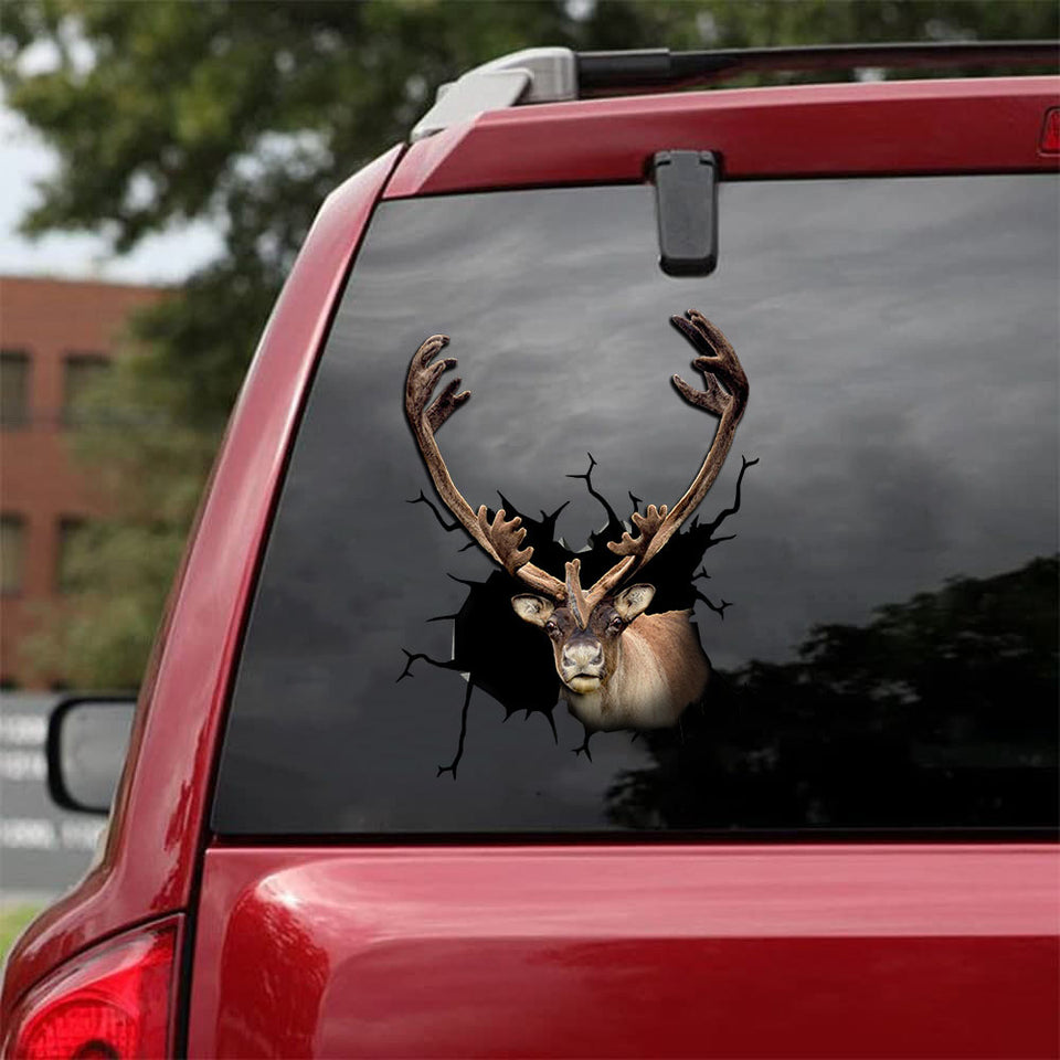 [sk1331-snf-tnt]-reindeer-crack-sticker-hunting-lover