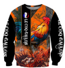 Premium Gallic Rooster Love France All Over Printed Unise 46