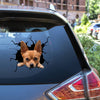Funny Chihuahua Head Decal Funny Vinyl Car Decals Waterproof