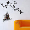 Funny German Shepherd Toilet Stickers for Water Bottle Lovable
