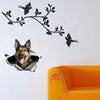 Funny German Shepherd Dad Decal Funny Dot Stickers Retirement